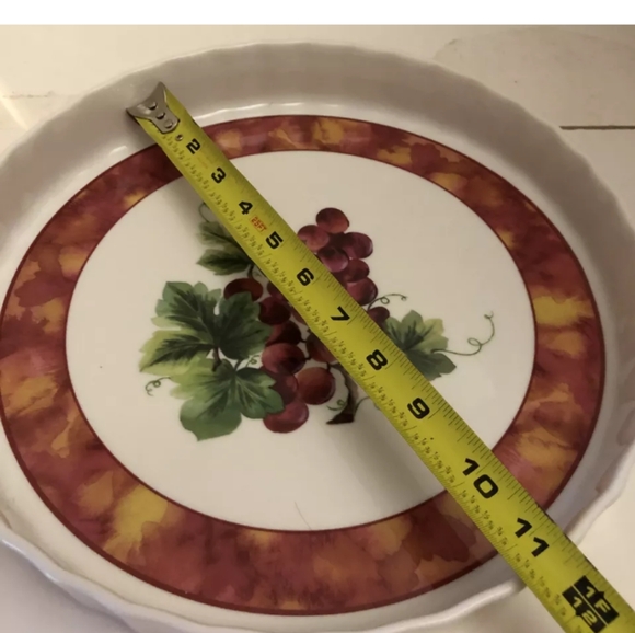 Royal Doulton Vintage Grape Torte Dish Discontinued Pattern 1994 - Picture 4 of 6